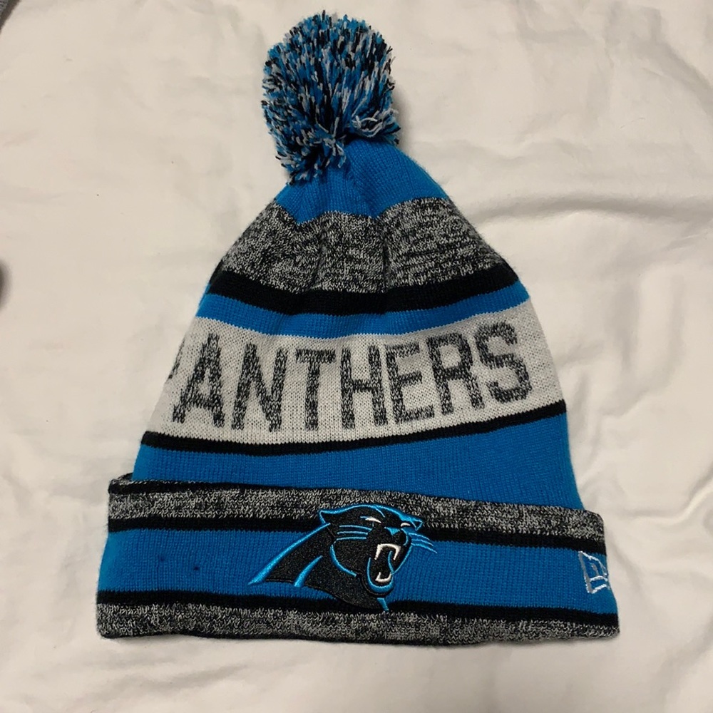 Panthers beanie! Worn once